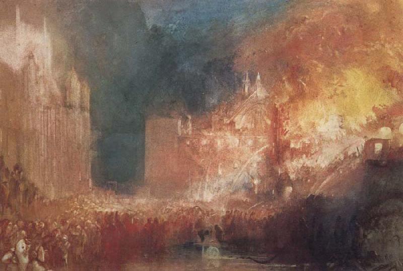 Joseph Mallord William Turner Houses of Parliament on Fire oil painting picture